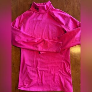 Under Armour cold Gear Bold Pink Top with  Logo